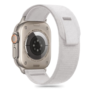 TECH-PROTECT NYLON STRIPE APPLE WATCH 8 / 9 / 10 / 11 / SE / ULTRA (44 / 45 / 46 / 49 MM) CRAYON GREY
