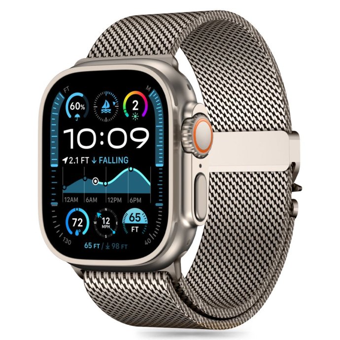 TECH-PROTECT MILANO APPLE WATCH 6 / 7 / 8 / 9 / 10 / SE / ULTRA 1 / 2 (44 / 45 / 46 / 49 MM) TITANIUM