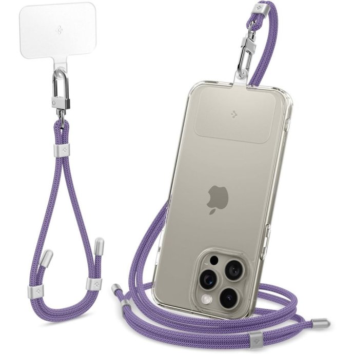 SPIGEN UNIVERSAL STRAP SET CROSSBODY & WRIST DEEP PURPLE