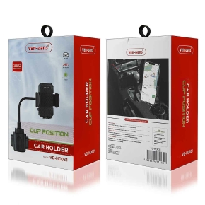 Autohalter VEN-DENS VD-HD031 Für Armaturenbrett und Becherhalter schwarz