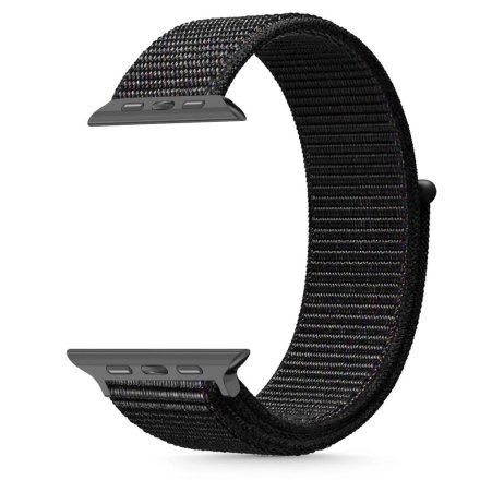 TECH-PROTECT NYLON APPLE WATCH 6 / 7 / 8 / 9 / 10 / SE / ULTRA 1 / 2 (44 / 45 / 46 / 49 MM) BLACK