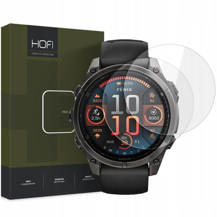 SZKŁO HARTOWANE HOFI GLASS PRO+ 2-PACK GARMIN FENIX 8 (51 MM) CLEAR