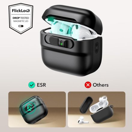 ESR PULSE HALOLOCK MAGSAFE APPLE AIRPODS 4 BLACK