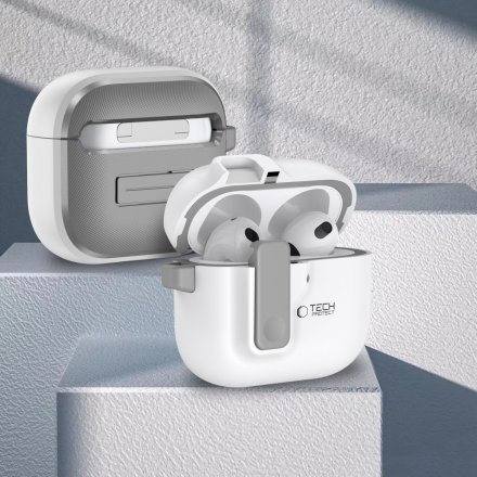 TECH-PROTECT SLIM HOOK APPLE AIRPODS 4 WHITE