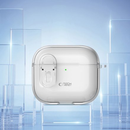 TECH-PROTECT SLIM HOOK APPLE AIRPODS 4 CLEAR