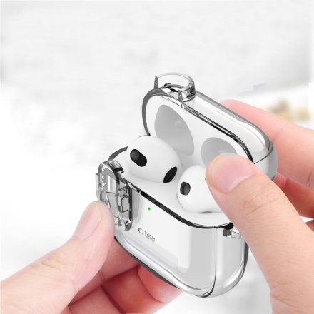 TECH-PROTECT SLIM HOOK APPLE AIRPODS 4 CLEAR