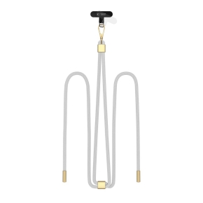 TECH-PROTECT C2S ROPE CROSSBODY STRAP CRAYON GREY/GOLD