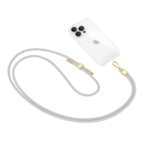 TECH-PROTECT C2S ROPE CROSSBODY STRAP CRAYON GREY/GOLD