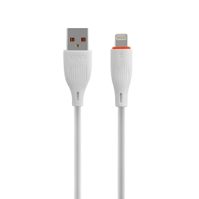 Kabel VIDVIE CB4016 USB/iPhone 2.4A, 1m biały