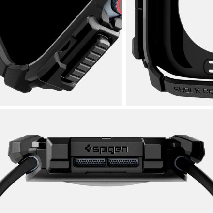 SPIGEN RUGGED ARMOR APPLE WATCH 10 (46 MM) MATTE BLACK