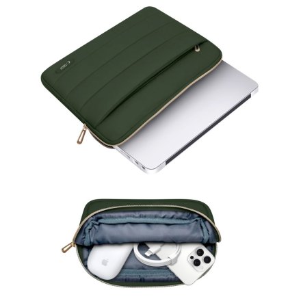 TECH-PROTECT PUFFY LAPTOP 13-14 ARMY GREEN