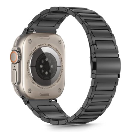 TECH-PROTECT STAINLESS CLASSIC APPLE WATCH 6 / 7 / 8 / 9 / 10 / SE / ULTRA 1 / 2 (44 / 45 / 46 / 49 MM) BLACK