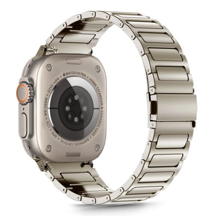 TECH-PROTECT STAINLESS CLASSIC APPLE WATCH 6 / 7 / 8 / 9 / 10 / SE / ULTRA 1 / 2 (44 / 45 / 46 / 49 MM) TITANIUM