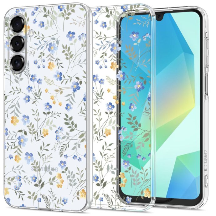 TECH-PROTECT FLEXAIR+ GALAXY A16 4G / 5G SPRING FLOWERS