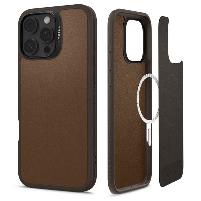 SPIGEN CYRILL KAJUK MAG MAGSAFE IPHONE 16 PRO SADDLE BROWN