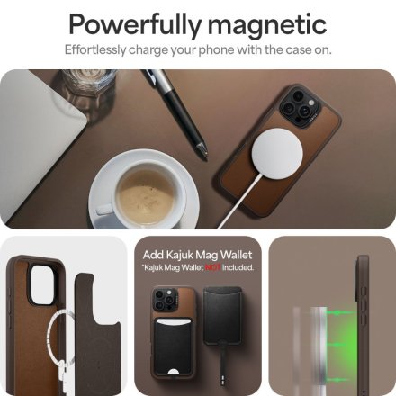 SPIGEN CYRILL KAJUK MAG MAGSAFE IPHONE 16 PRO SADDLE BROWN