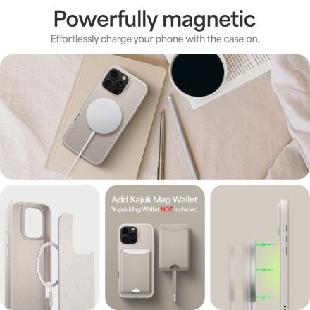 SPIGEN CYRILL KAJUK CLASSIC CHARM MAG MAGSAFE IPHONE 16 PRO MAX CREAM