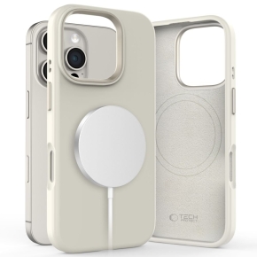 TECH-PROTECT SILIKON PURE MAGSAFE IPHONE 16 PRO MAX COSMIC LATTE