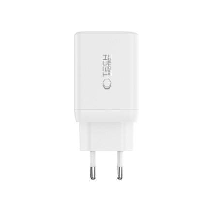 TECH-PROTECT NC45W-GAN 2-PORT NETWORK CHARGER PD45W WHITE