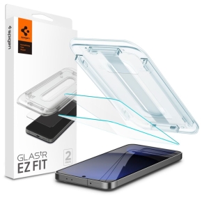 SZKŁO HARTOWANE SPIGEN GLAS.TR ”EZ FIT” 2-PACK GALAXY A56 5G / S24 FE CLEAR