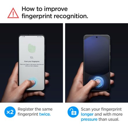 SZKŁO HARTOWANE SPIGEN GLAS.TR ”EZ FIT” 2-PACK GALAXY S24 FE CLEAR