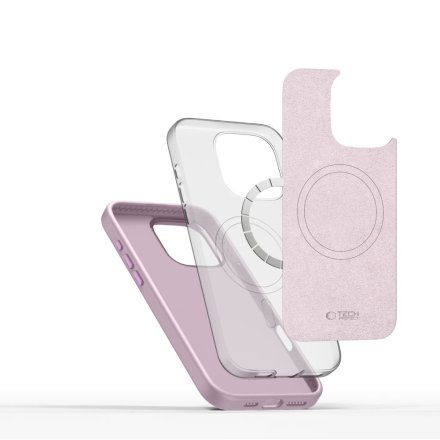 TECH-PROTECT SILICONE PURE MAGSAFE IPHONE 16 PRO PINK PEARL