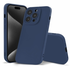 SOFTY Case for Samsung A35 Navy Blue