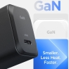 SPIGEN ARCSTATION PRO GAN-651 1-PORT NETZLADEGERÄT 65W + TYPE-C KABEL WEISS