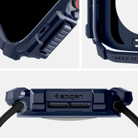 SPIGEN RUGGED ARMOR APPLE WATCH 10 (46 MM) NAVY BLUE