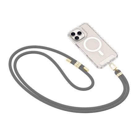 TECH-PROTECT C7S ROPE CROSSBODY STRAP CRAYON GREY/GOLD