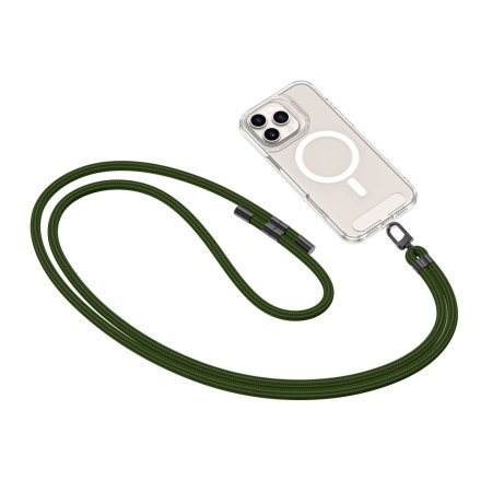 TECH-PROTECT C7S ROPE CROSSBODY STRAP HUNTER GREEN/BLACK