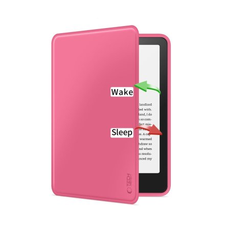 TECH-PROTECT SMARTCASE KINDLE PAPERWHITE VI / 6 / COLORSOFT / SIGNATURE EDITION RASPBERRY PINK