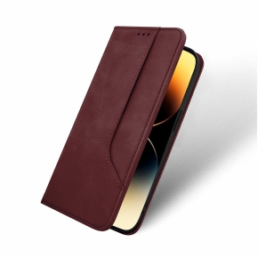 PRIME BOOK Case for Samsung S25+ Burgundy