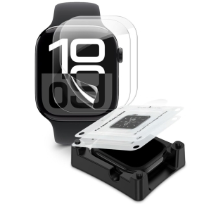 FOLIA HYDROŻELOWA TECH-PROTECT SUPREME SET 2-PACK APPLE WATCH 10 / 11 (42 MM) CLEAR