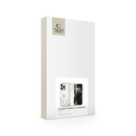 TECH-PROTECT FLEXAIR HYBRID CC MAGSAFE IPHONE 16 PRO MAX CLEAR