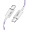 TECH-PROTECT ULTRABOOST LITE TYPE-C CABLE PD 60W / 3A 100CM MAUVE