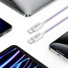 TECH-PROTECT ULTRABOOST LITE TYPE-C CABLE PD 60W / 3A 100CM MAUVE