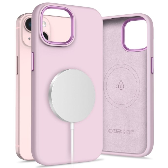 TECH-PROTECT SILICONE PURE MAGSAFE IPHONE 15 PINK PEARL