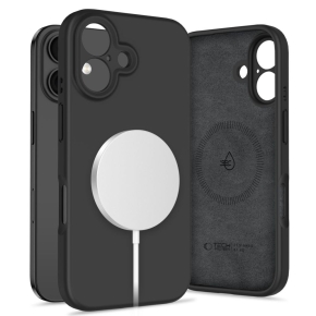 TECH-PROTECT LIQUID SILICONE MAGSAFE IPHONE 16 SCHWARZ