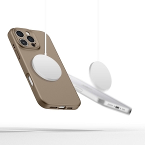 TECH-PROTECT LIQUID SILICONE MAGSAFE IPHONE 16 PRO MAX SCHOKOLADENBRAUN