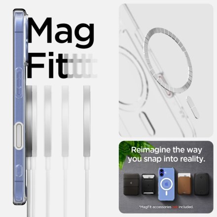 SPIGEN ULTRA HYBRID ”T” MAG MAGSAFE IPHONE 16 WHITE