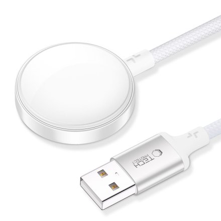 TECH-PROTECT MC02 ULTRABOOST MAGNETIC CHARGER CABLE 100CM APPLE WATCH WHITE