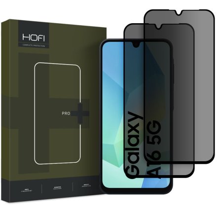 SZKŁO PRYWATYZUJĄCE HOFI ANTI SPY GLASS PRO+ 2-PACK GALAXY A16 4G / 5G PRIVACY