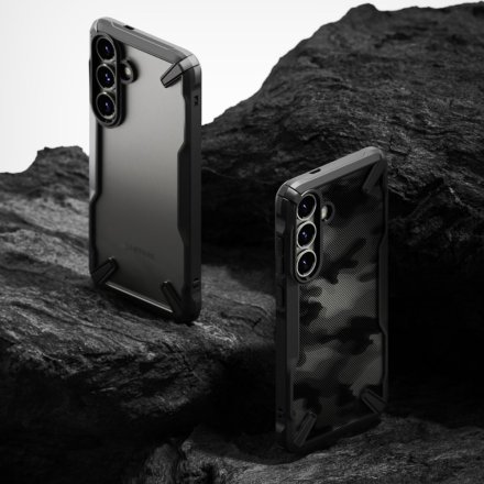 RINGKE FUSION X GALAXY S25 CAMO BLACK