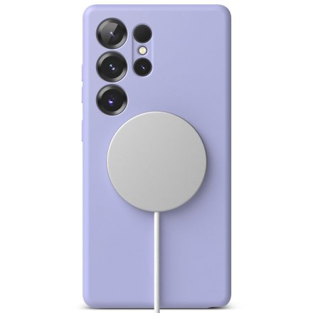 RINGKE SILICONE MAGNETIC MAGSAFE GALAXY S25 ULTRA LAVENDER