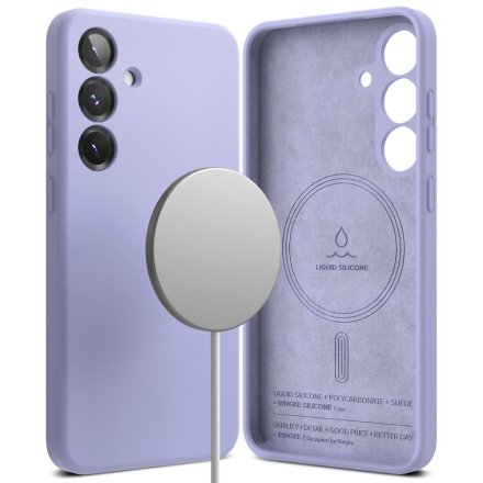 RINGKE SILICONE MAGNETIC MAGSAFE GALAXY S25+ PLUS LAVENDER