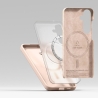 RINGKE SILICONE MAGNETIC MAGSAFE GALAXY S25 PINK SAND