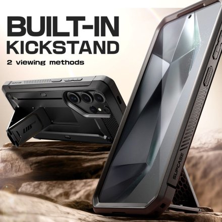 SUPCASE UNICORN BEETLE PRO 2-SET GALAXY S25 ULTRA BLACK