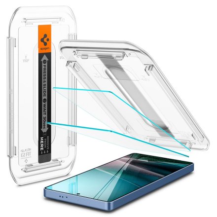 SZKŁO HARTOWANE SPIGEN GLAS.TR ”EZ FIT” HD 2-PACK GALAXY S25 ULTRA CLEAR