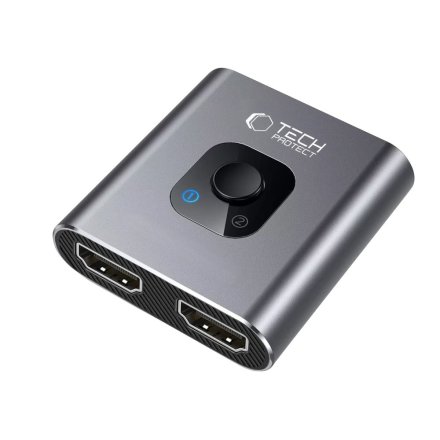 TECH-PROTECT HB07 HUB ADAPTER 2IN1 HDMI 4K 60HZ SPACE GREY